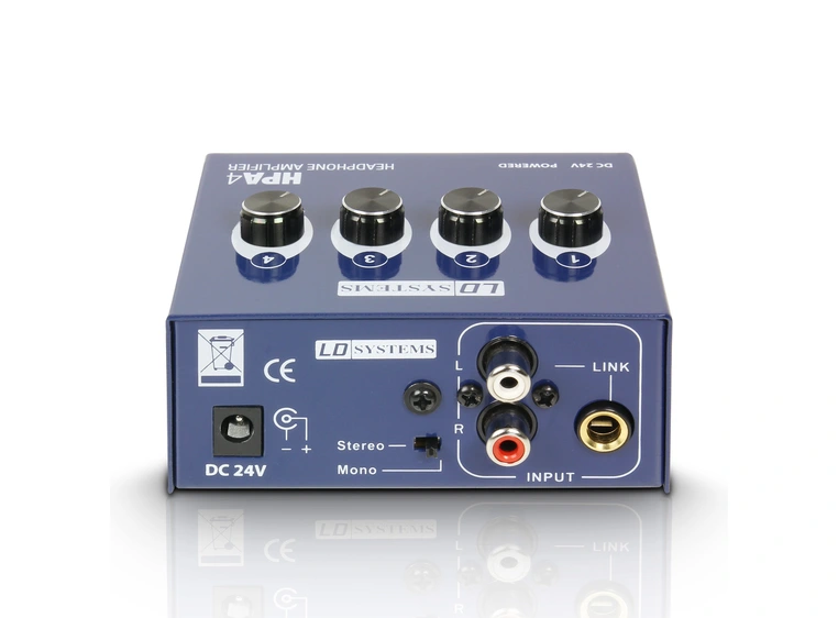 LD Systems HPA 4 - Headphone Amplifier 4 Channels 